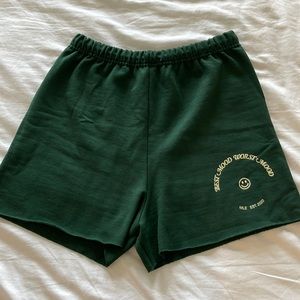 MOOD by Lauren Elizabeth Green Sweatshorts